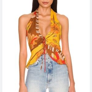 Free People Hot Tropics tank size small